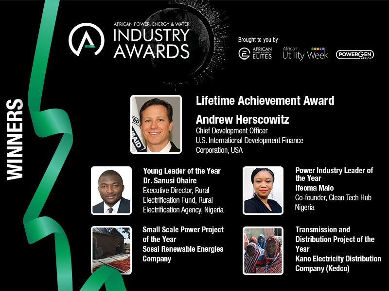 Nigerian power pioneers dominate annual African Power, Energy & Water Industry Awards